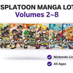 Splatoon Manga Lot Vol 2–8 | Nintendo | Viz Media | Kids Graphic Novels